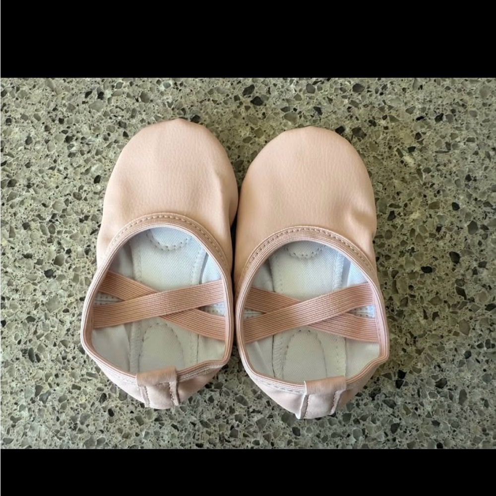Adorable Pink Kids Dance Slippers